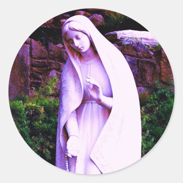 Adesivo Virgem Púrpura Alterada Maria (Frente)