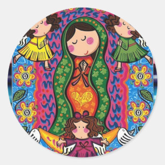 ADESIVO VIRGEN DE GUADALUPE CARICATURA 05 PRO PERSONALIZÁV