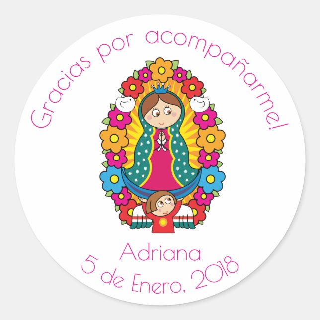 Adesivo Virgencita Sticker (Frente)