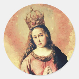 Adesivo Virgin Mary Regina Caeli Sticker