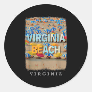 Adesivo Virginia Beach Va Coastal Bliss Sd490