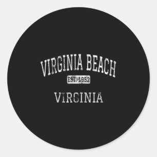 Adesivo Virginia Beach Virginia Va Vintage