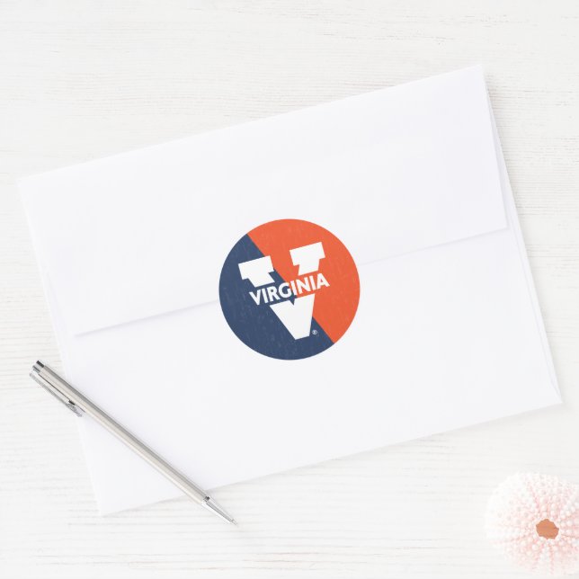 Adesivo Virginia Cavaliers Color Block (Envelope)