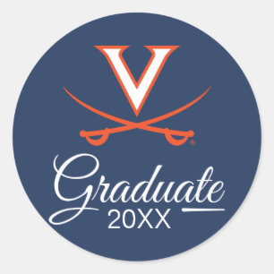 Adesivo Virginia Cavaliers Graduação