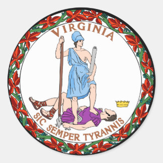 Adesivo Virginia State Seal
