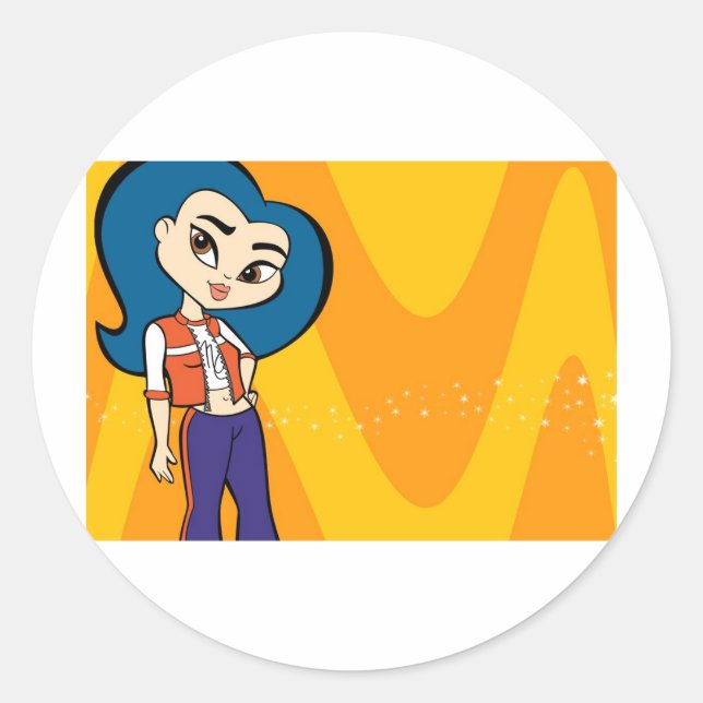 Adesivo Virgo Stickers (Frente)