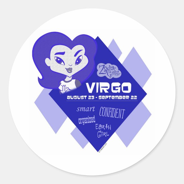 Adesivo Virgo Stickers (Frente)