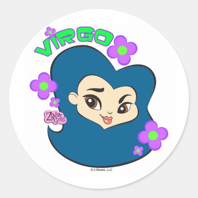 Adesivo Virgo Stickers (Frente)