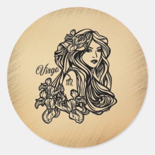Adesivo Virgo Zodiac Anônimo