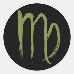 Adesivo VIRGO Zodíaco Agosto Setembro Aniversário Astrolog