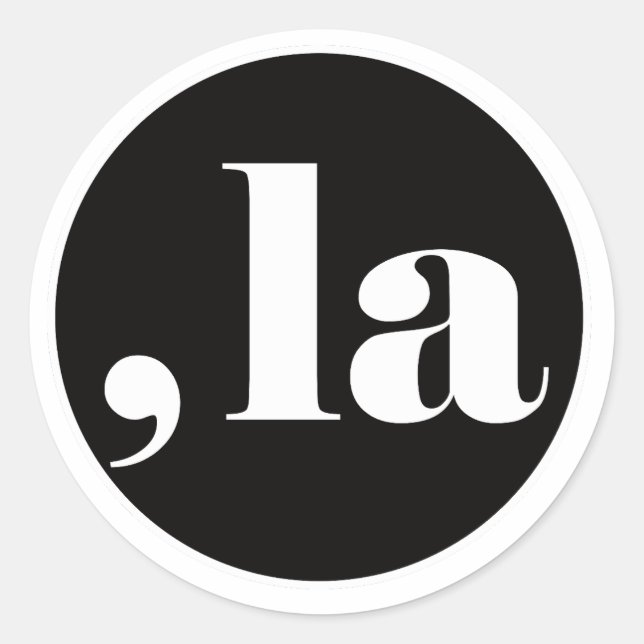 Adesivo Vírgula, Kamala Harris. (Frente)