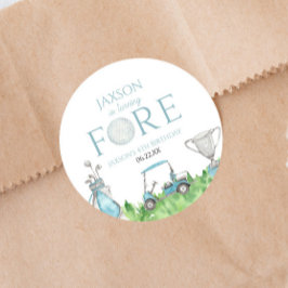 Adesivo Virning Forning Blue Golf 4ª Festa de Aniversário