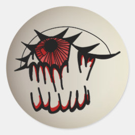 Adesivo Visão Sanguínea Psicodélica