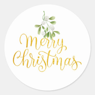 Adesivo Visco Elegante Dourado Escrito Natal Feliz
