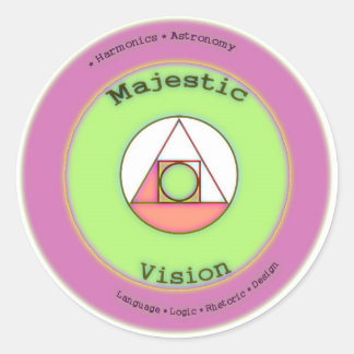 Adesivo Vision Round Sticker