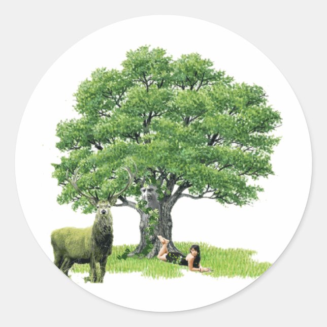 Adesivo Visita Com Padre Oak (Frente)