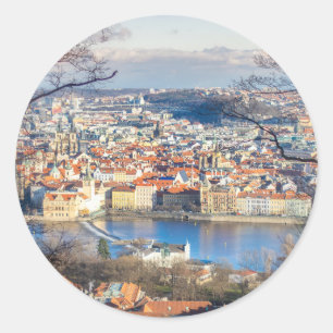 Adesivo Vista aérea de Praga