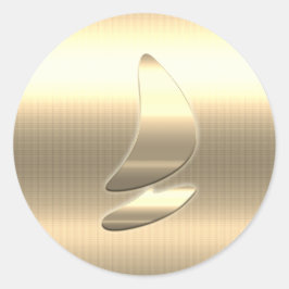 Adesivo Vista de Férias Douradas