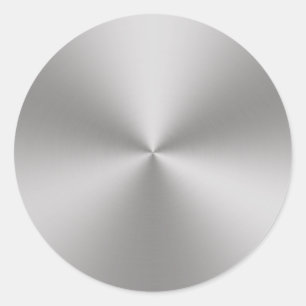 Adesivo Vista de metal escovado de prata   Radial