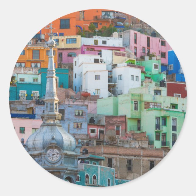 Adesivo Vista dos edifícios das cidades (Frente)