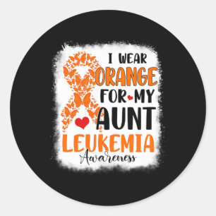 Adesivo Vista Laranja Para Minha Tia Leucemia Mês W