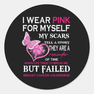 Adesivo Vista Rosa Para Mim Próprio As Minhas Cicatrizes,