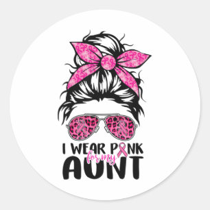 Adesivo Vista Rosa Para Minha Tia Mensageiro Cancer De Mam