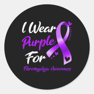 Adesivo Visto Roxo Para Fita De Consciência Da Fibromialgi