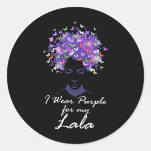 Adesivo Visto Roxo Para Minha Mãe Lala Apoio Alzheimerheim