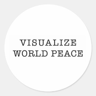 Adesivo Visualizar a paz mundial