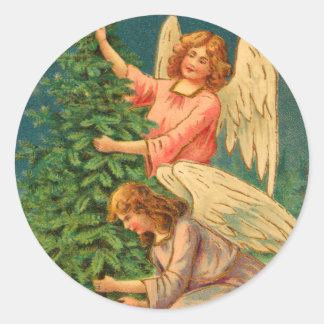Adesivo Vítima de Anjo do Natal Vitoriano