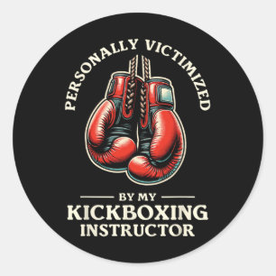 Adesivo Vitimado Pessoalmente Pelo Meu Instrutor de Kickbo