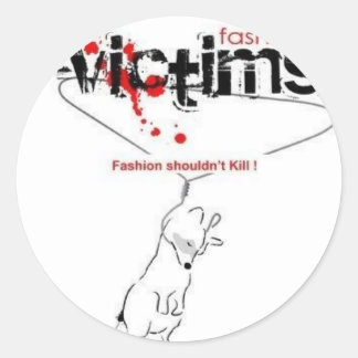 Adesivo Vítimas da Moda!
