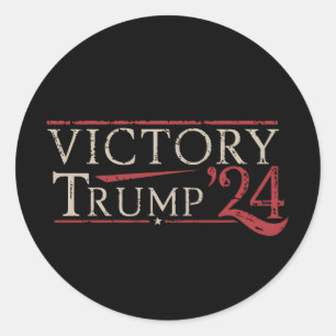 Adesivo Vitória Trump 24 Presidente Republicano 47 EUA