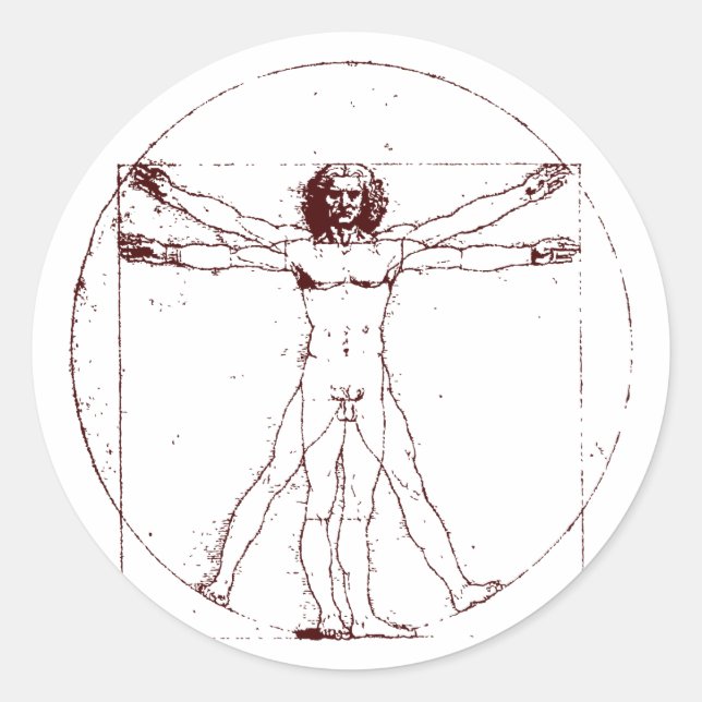 Adesivo Vitruvian Man BRK (Frente)
