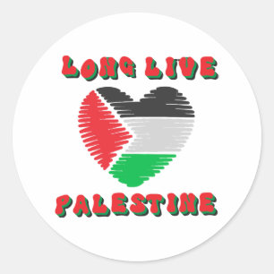 Adesivo Viva a Palestina