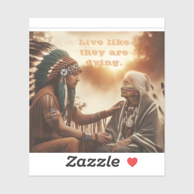 Adesivo Viva como se estivessem morrendo (Folha)