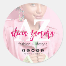 Adesivo Viva Foto Personalizada Do Influenciador Social Ma