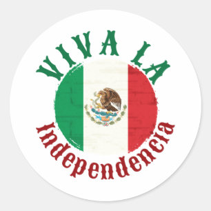 Adesivo Viva la Independencia Dia da Independência Mexican
