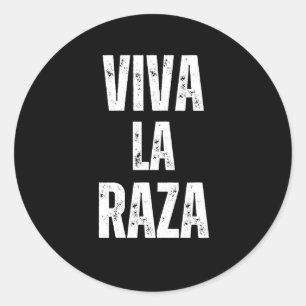 Adesivo Viva La Raza Immigration Rights Anti Trump 2025