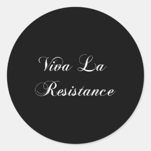 Adesivo Viva La Resistance Francês Resiste Anti-Trump - Un