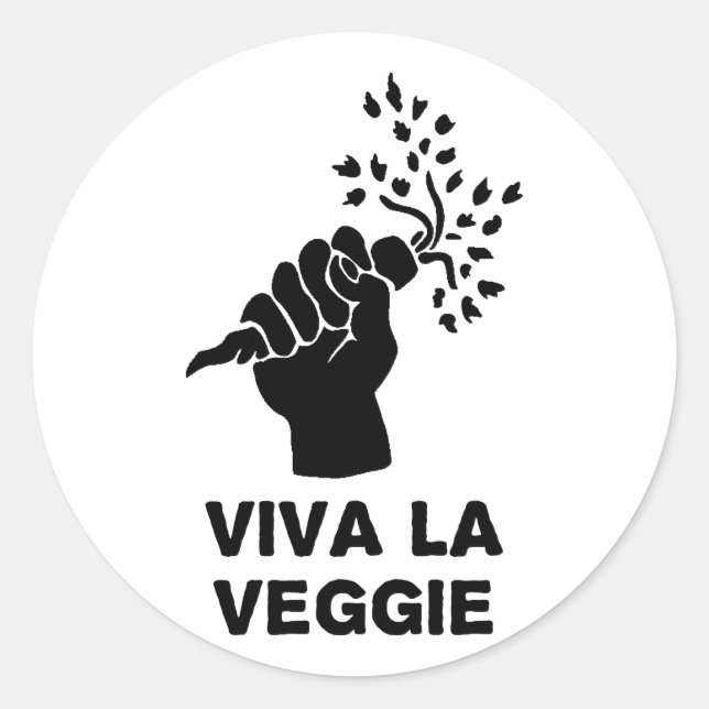 Adesivo Viva La Veggie (Frente)