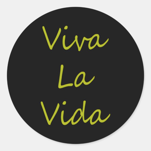 Adesivo Viva La Vida Short Sleeve (Frente)