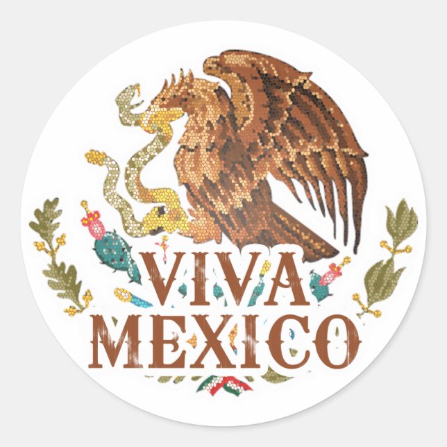 Adesivo Viva México (Frente)