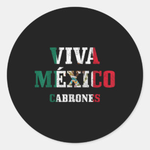 Adesivo Viva Mexico Cabrones Funny Cinco De Mayo Mexicano 