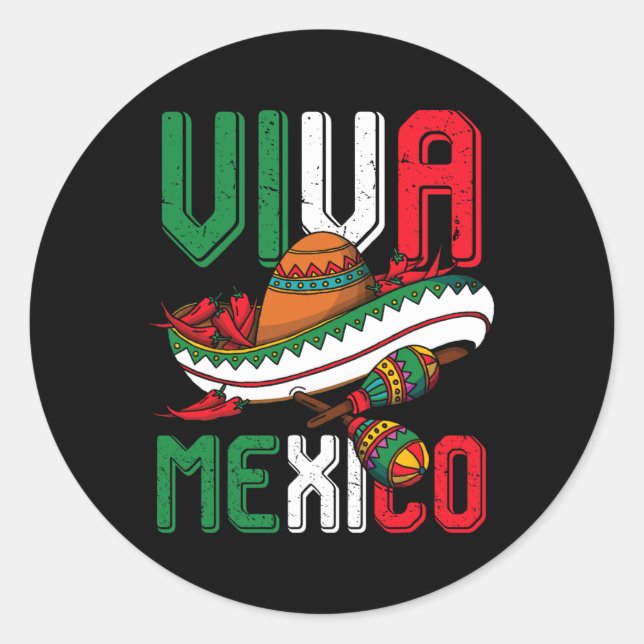 Adesivo Viva Mexico Cinco De Mayo (Frente)