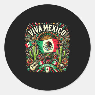 Adesivo Viva México Dia da Independência Bandeira Mexicana