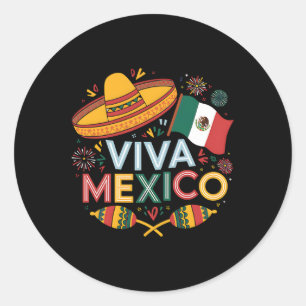 Adesivo Viva México Para O Dia Da Independência Mexicana E
