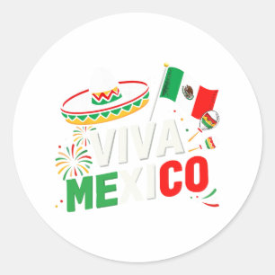 Adesivo Viva México Para O Dia Da Independência Mexicana E