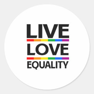 Adesivo Viva o Amor à Igualdade